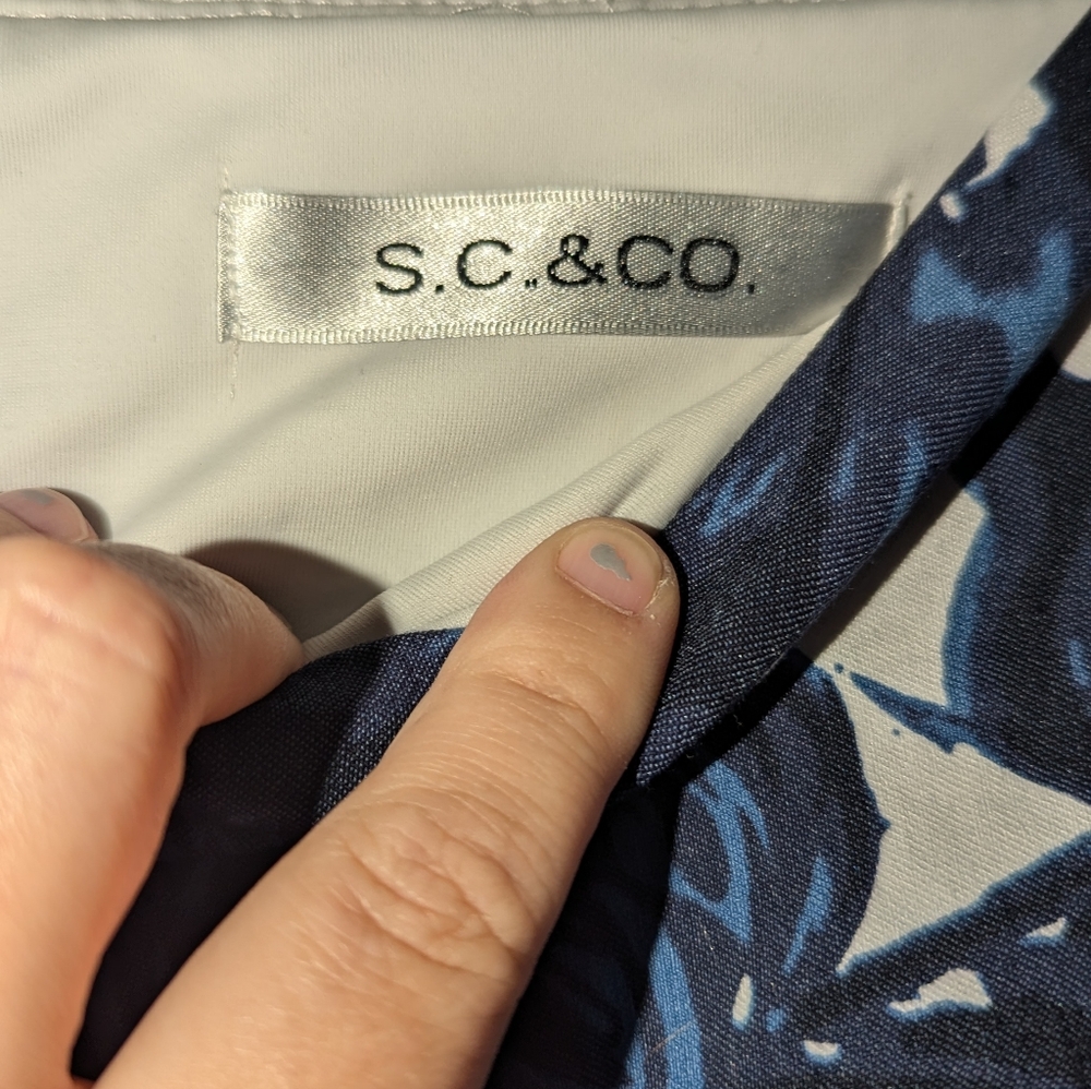 S.C. & Co Floral Print Skort with Pockets Size S - Picture 4 of 6